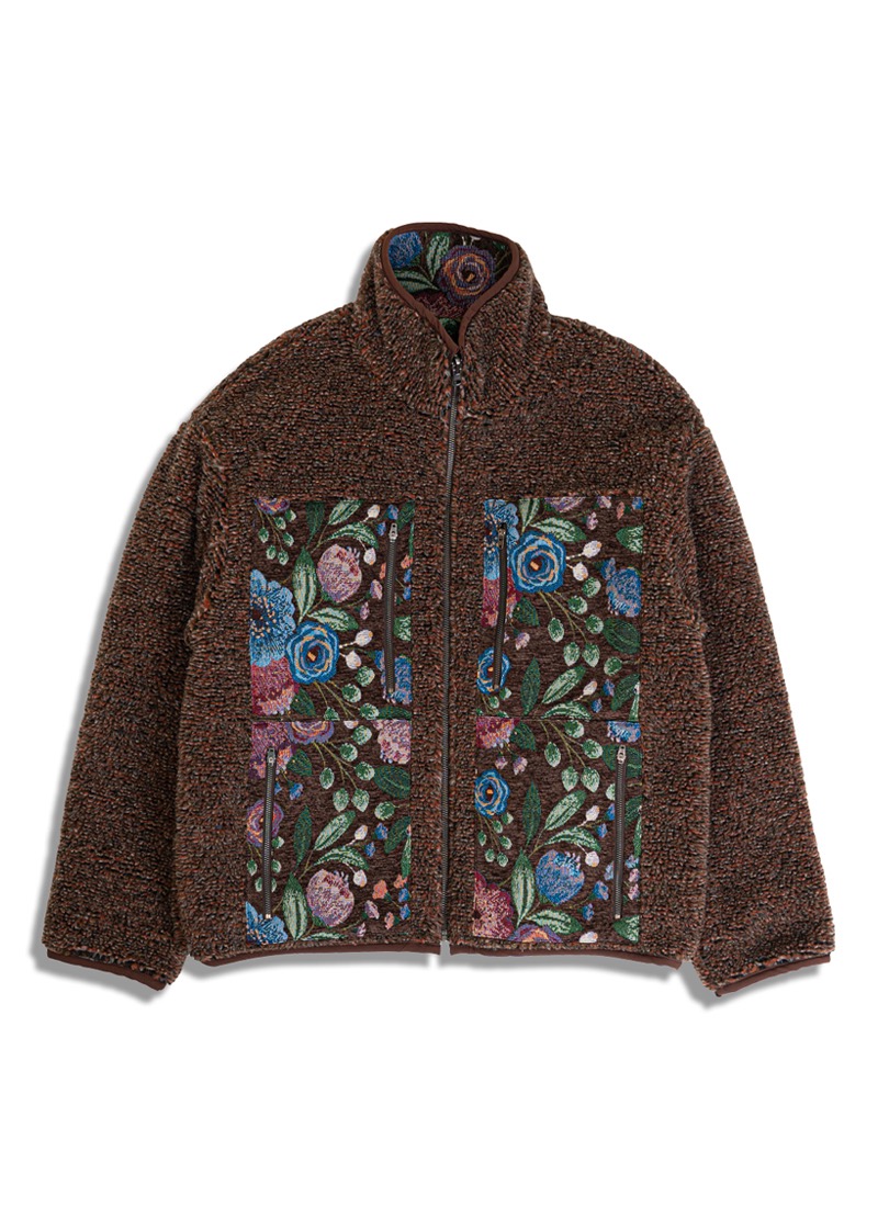 DARENIMO Reversible Flower/Fleece Jacket